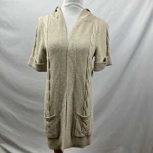 Kaisely open front cardigan rabbit hair
